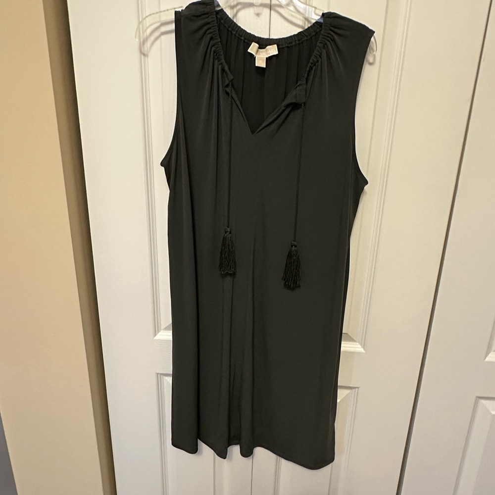 Michael Kors Green Sleeveless Dress